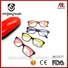 2015 milky color double colors fashion design acetate hand made spectacles optical frames eyewear eyeglasses